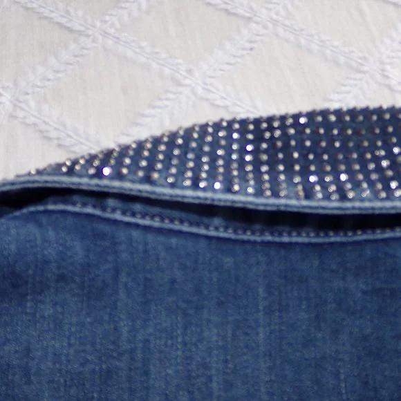 Chico's Platinum Rhinestone Vest - Picture 6 of 7